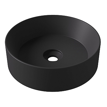 Фото Раковина Alice Spy 34230108 накладная 40 см, цвет чёрный матовый
