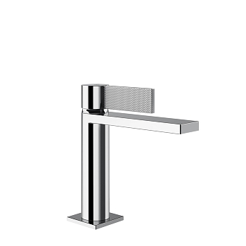 Фото Смеситель для раковины Gessi Inverso Diamantato 73651#031 с донным клапаном, хром