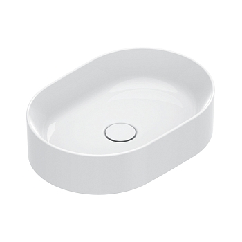 Фото Раковина Catalano Zero 122500001 накладная 50 см, цвет белый глянцевый