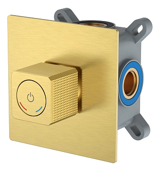 Фото Смеситель для душа Boheme Quad 154-5-MG matt gold, золото матовое