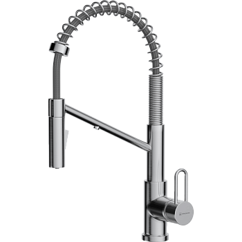 Фото Смеситель для кухни Omoikiri Mikawa 2 Plus-BN 4994452 нержавеющая сталь