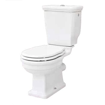 Фото Унитаз-компакт Artceram HERMITAGE выпуск в пол белый/бронза