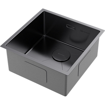 Фото Кухонная мойка Omoikiri Taki 44-U/IF-GM 4973521 вороненая сталь