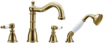 Фото Смеситель на борт ванны Boheme Medici 391 бронза