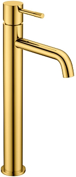 Фото Смеситель для раковины Boheme Uno 462-G золото глянец