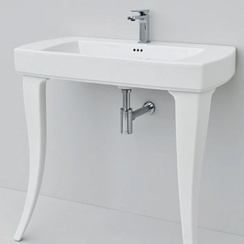 Фото Раковина Artceram Jazz с ножками для консоли 91,5 см