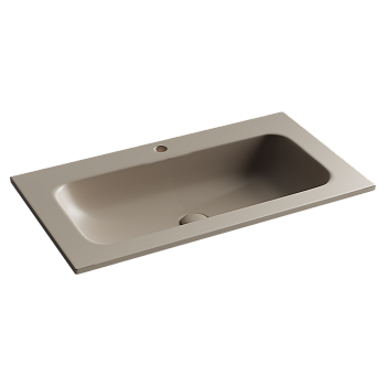Фото Раковина Ceramicanova Grace CN7012MC мебельная 81 × 45,7 × 13,7 см, капучино матовый