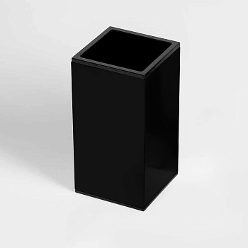 Фото Стакан Colombo MiniQ B1643.NM настольный черный матовый