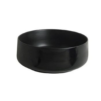 Фото Раковина Artceram Cognac COL001 17 34 накладная 42 см, цвет черный матовый