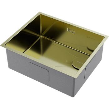 Фото Кухонная мойка Omoikiri Taki 54-U/IF Side SF-LG 4997092 светлое золото