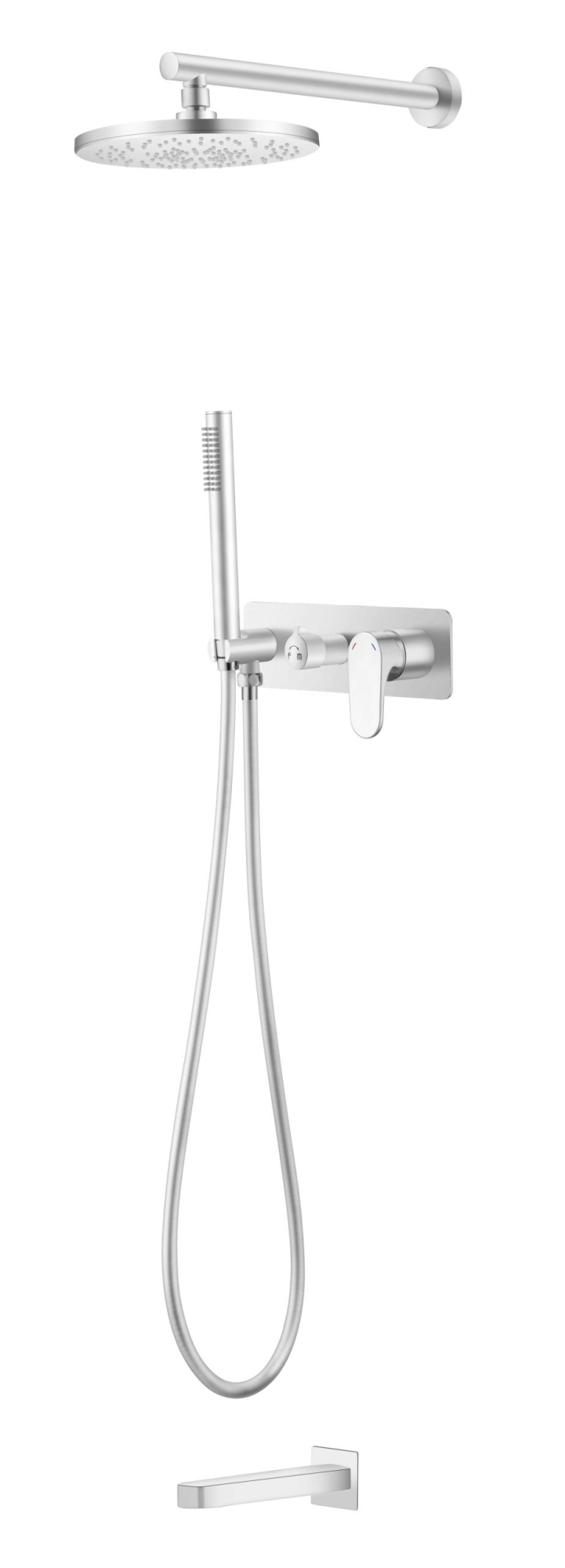 Фото Душевая система Boheme Spectre 454-2-MW белый матовый