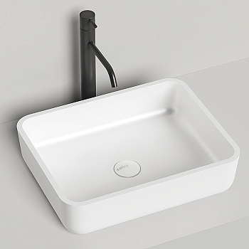 Фото Раковина Salini Gloria 1102209M накладная 48 см, цвет белый матовый