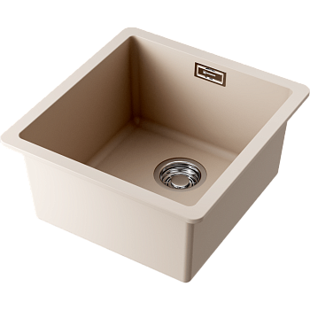 Фото Кухонная мойка Omoikiri Kata 40-U-SA 4993422 бежевый