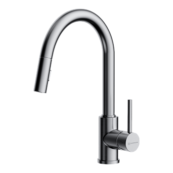 Фото Смеситель для кухни Omoikiri Shinagawa-SB-BN 4994459 нержавеющая сталь