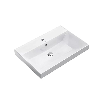 Фото Раковина Kerama Marazzi Cubo CU.wb.70 подвесная 70.5 см, цвет белый глянцевая