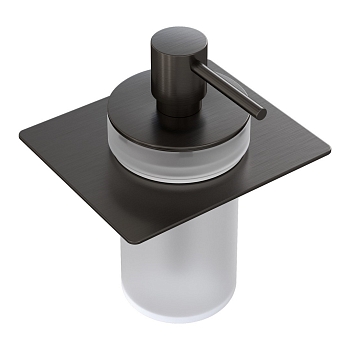 Фото Дозатор для полки Boheme Space 10966-GM-DISP подвесной, gun metall, графит матовый