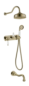 Фото Душевая система Boheme Medici 308 бронза