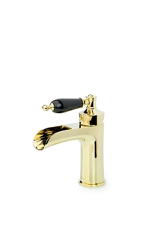 Фото Смеситель для раковины Boheme Vogue 211-BLC золото глянец