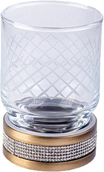 Фото Стакан Boheme Royal Cristal 10931-BR настольный бронза