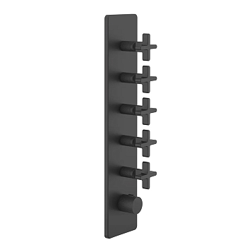 Фото Смеситель для душа Gessi Inciso 58230#299 термостат, черный матовый