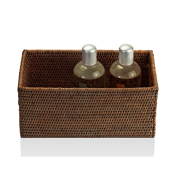 Фото Коробка Decor Walther Basket 0922792 настольная 16x31x13 см, ротанг темный
