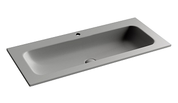 Фото Раковина Ceramicanova Grace CN7013MH мебельная 101 × 45,7 × 13,7 см, антрацит матовый