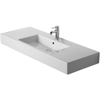 Фото Раковина Duravit Vero 0329120000 подвесная 125 см, цвет белый