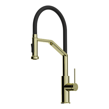 Фото Смеситель для кухни Omoikiri Makkari 2 Plus-SB-LG-BL 4994496 светлое золото