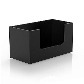 Фото Диспенсер для салфеток Decor Walther Brownie 0936960 настольный, имитация кожи цвет: черный