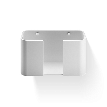 Фото Диспенсер для салфеток Decor Walther Stone 0974254 подвесной, белый матовый