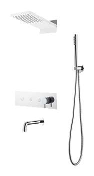 Фото Душевая система Boheme Fusion 130-2-CR хром глянец