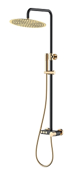 Фото Душевая стойка Boheme Stick 128-BG.2 золото глянец