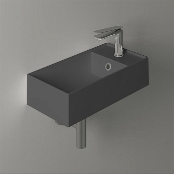 Фото Раковина Simas Agile AG50 antracite  matt*1 подвесная 50 см, цвет antracite matt