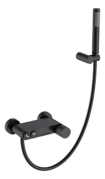 Фото Смеситель для ванны Boheme Stick 123-BB.2 черный матовый