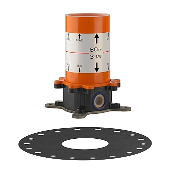 Фото Скрытая часть смесителя Gessi 46189#031 для ванны