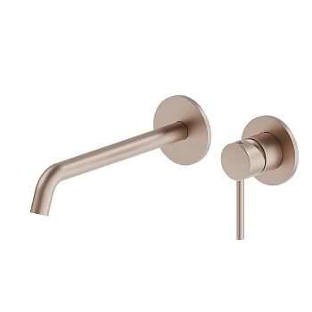 Фото Смеситель Newform XT 4230E.M0.072 для раковины, розовое золото матовое