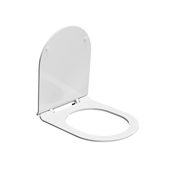 Фото Крышка-сиденье  Kerama Marazzi Plaza Modern PLMR.seat.02\WHT белая глянцевая