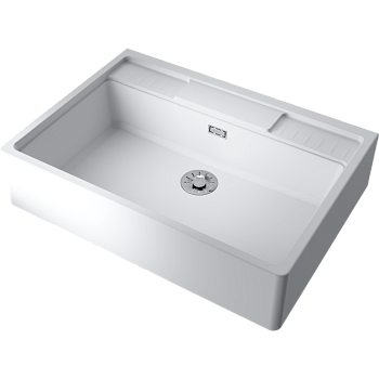 Фото Кухонная мойка Omoikiri Kinokawa 90-WH 4993853 белый