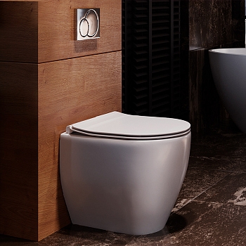 Фото Унитаз Напольный Kerasan FLO 311001 универсальный выпуск