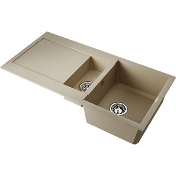 Фото Кухонная мойка Omoikiri Sakaime 100-2-CH 4993897 шампань