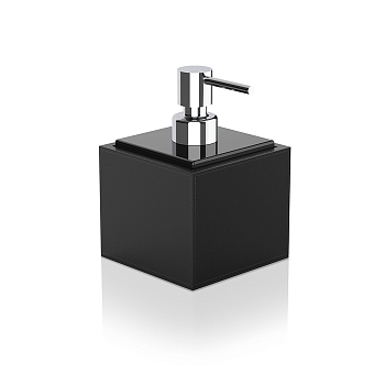 Фото Дозатор Decor Walther Brownie 0937760 настольный, хром/черный