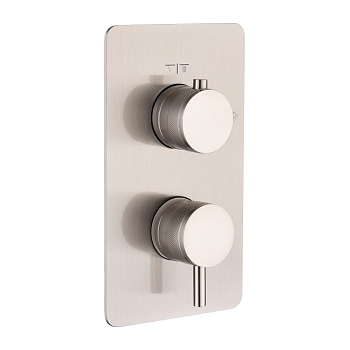 Фото Смеситель для душа Boheme Cell 135-2-NB на 2 потока никель браш