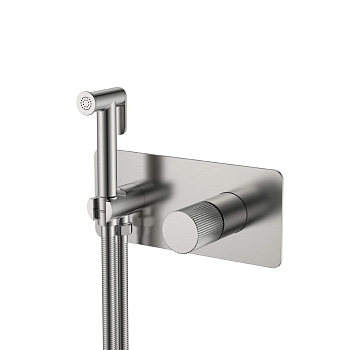 Фото Гигиенический душ Boheme Stick 127-NB.3 со смесителем никель браш