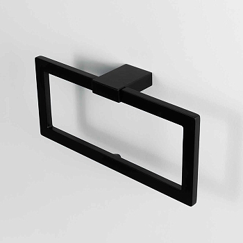 Фото Кольцо для полотенец Colombo MiniQ B5031.NM черный матовый