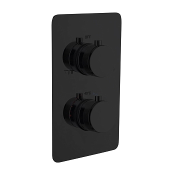 Фото Смеситель для душа Boheme Cell 134-2-B термостат на 2 потока черный