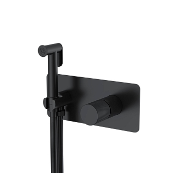 Фото Гигиенический душ Boheme Stick 127-BB.4 со смесителем черный