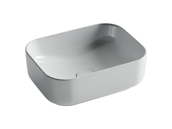 Фото Раковина Ceramicanova Element CN5042 накладная 40 × 30,5 × 14 см, белый глянцевый