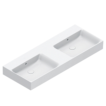 Фото Раковина Catalano Premium 221220001 подвесная 120 см, цвет белый глянцевый