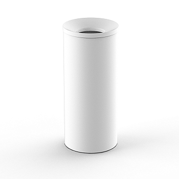 Фото Мусорный бак Decor Walther Basic 0615550 напольный 32 л, белый матовый