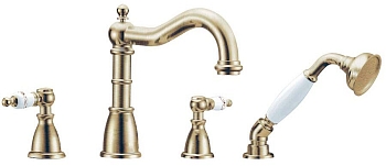 Фото Смеситель на борт ванны Boheme Provanse 394 бронза